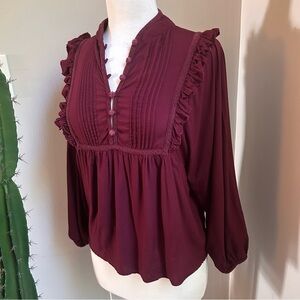 Faherty Sparrow Blouse in Port Royal XS